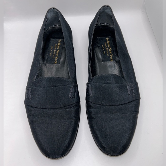 To Boot New York Adam Derrick Fabric Black Loafers | 8.5 - Picture 2 of 9